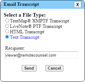 Email Transcript