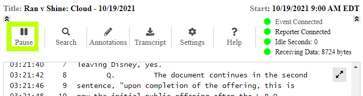 Pause Transcript